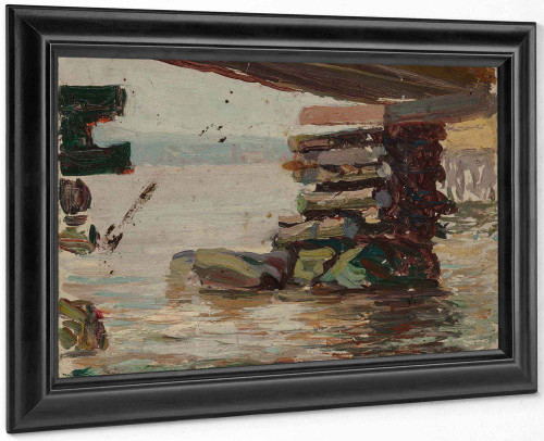 Bridge Over The River Circa 1902 by Julian Onderdonk