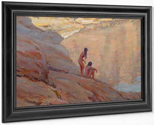 Desert Pool 1916 by Maynard Dixon