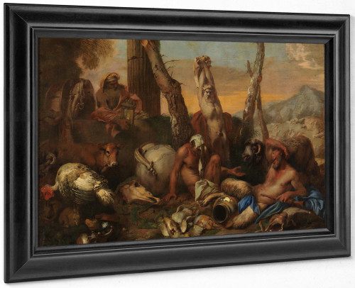 Diogenes Searching For A Man by Nicholas Poussin