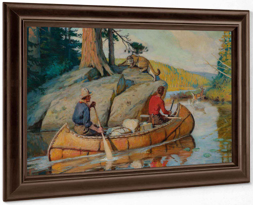 In The Canoe by Philip R Goodwin