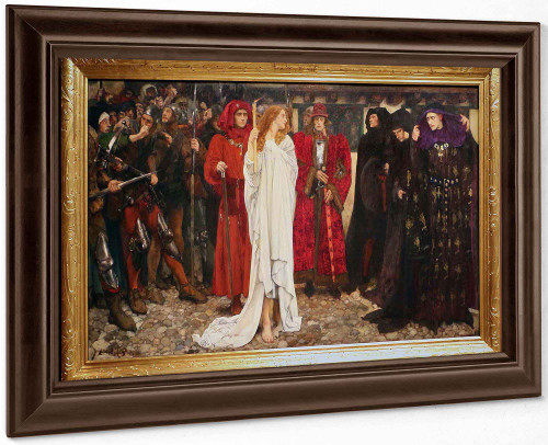 La Penitenza Di Eleonora Di Gloucester by Edwin Austin Abbey