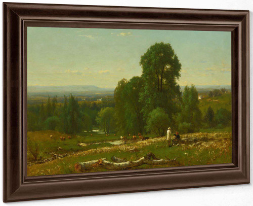 Landscape (View Near Kingston) by George Inness