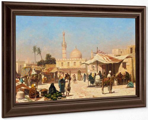 Market Square Cairo by Otto Pilny