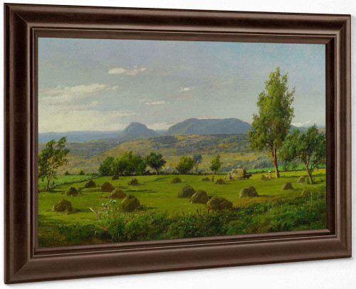 Mounts Adam And Eve—haymaking by Jasper Francis Cropsey