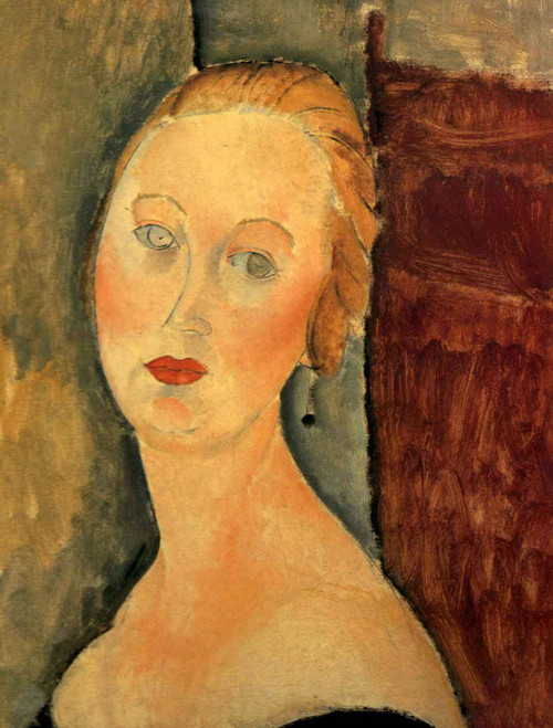 Germaine Survage With Earrings By Amedeo Modigliani