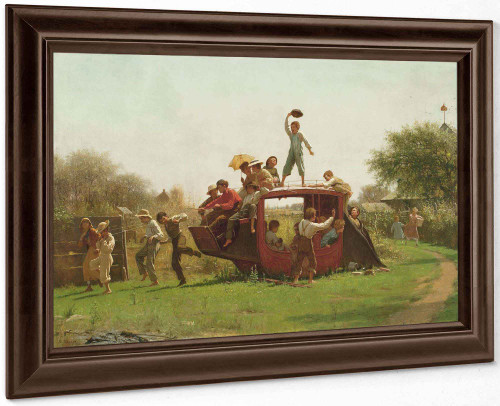 The Old Stagecoach by Eastman Johnson