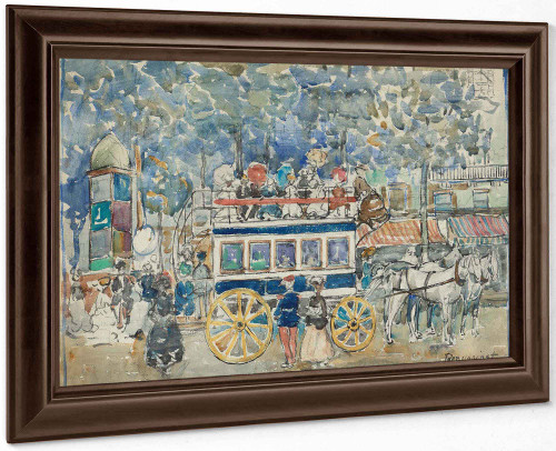 The Paris Omnibus by Maurice Brazil Prendergast