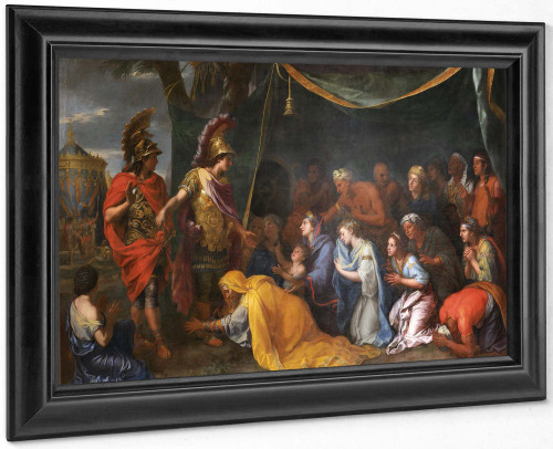 The Queens Of Persia At The Feet Of Alexander Also Called The Tent Of Darius by Charles Le Brun The Queens Of Persia At The Feet Of Alexander Also Called The Tent Of Darius by Charles Le Brun
