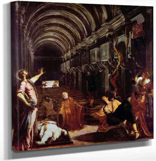 Finding Of The Body Of St Mark by Jacopo Tintoretto