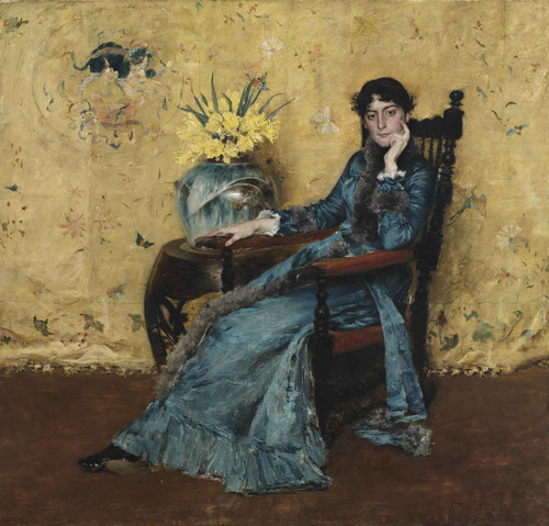 Portrait Of Dora Wheeler by William Merritt Chase