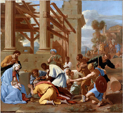 The Adoration Of The Magi by Nicholas Poussin