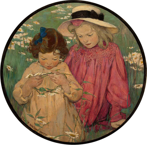 The Daisy Wreath by Jessie Willcox Smith