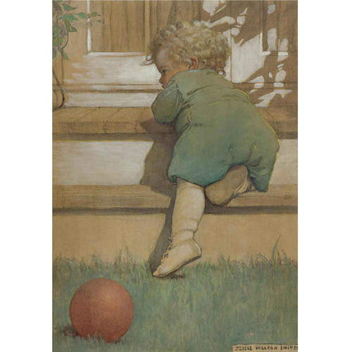 Then The Toddling Baby Boy (The Second Age) by Jessie Willcox Smith