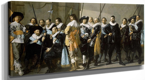 The Company Of Captain Reinier Reael And Lieutenant Cornelis Michielsz Blaeuw Known As The ‘meagre Company’ by Frans Hals