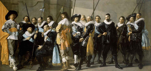 The Company Of Captain Reinier Reael And Lieutenant Cornelis Michielsz Blaeuw Known As The ‘meagre Company’ by Frans Hals