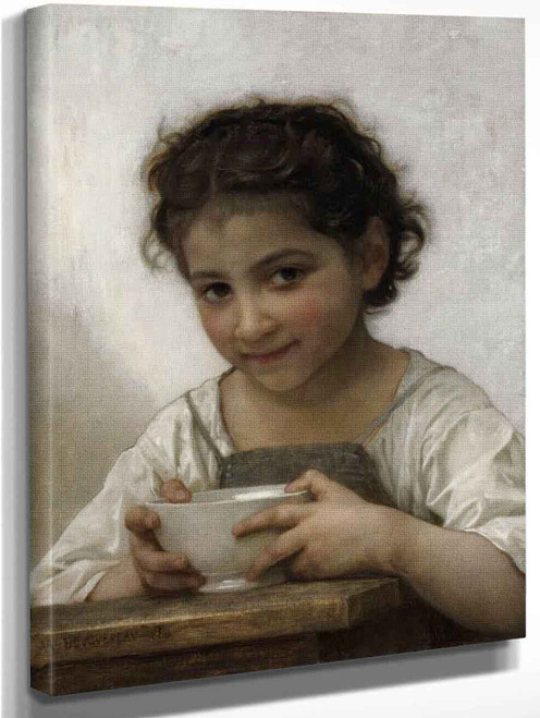 Girl Eating Porridge1 By William Bouguereau