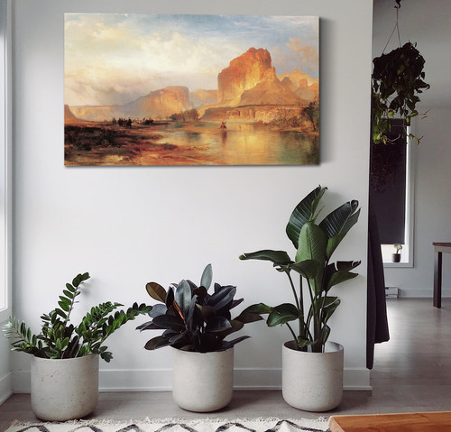 Cliffs Of The Green River2 Thomas Moran