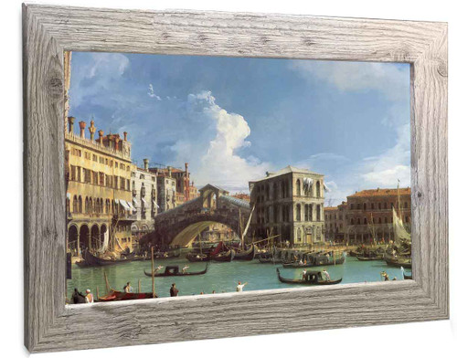 Grand Canal The Rialto Bridge From The North (1) Canaletto