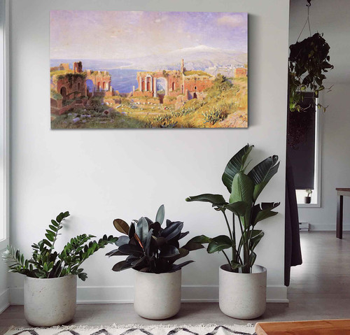 Greek Theater At Taormina William Stanley Haseltine Greek Theater At Taormina William Stanley Haseltine