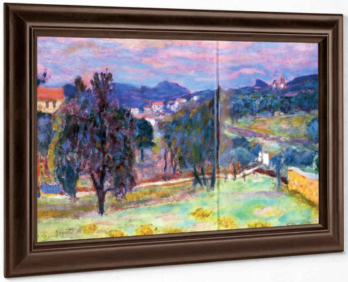 Pierre Bonnard、PAYSAGE VIOLET、海外版超希少レゾネ Purple Landscape Pierre Bonnard