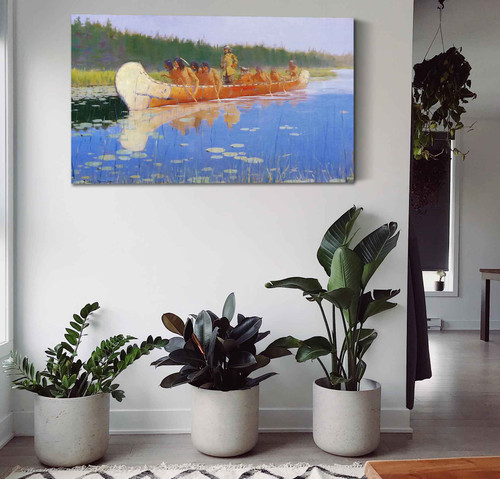 Radisson And Groseilliers Frederic Remington
