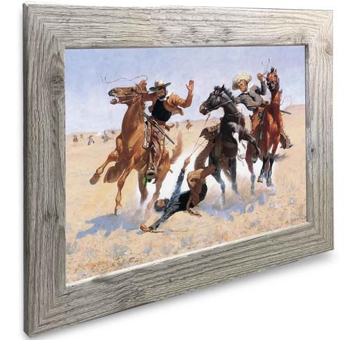 Aiding A Comrade Frederic Remington