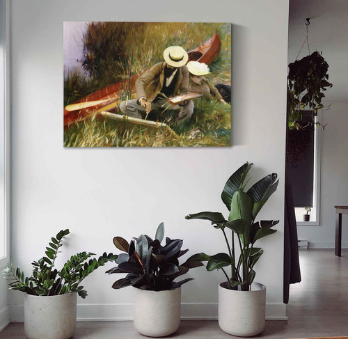 An Out Of Doors Study John Singer Sargent