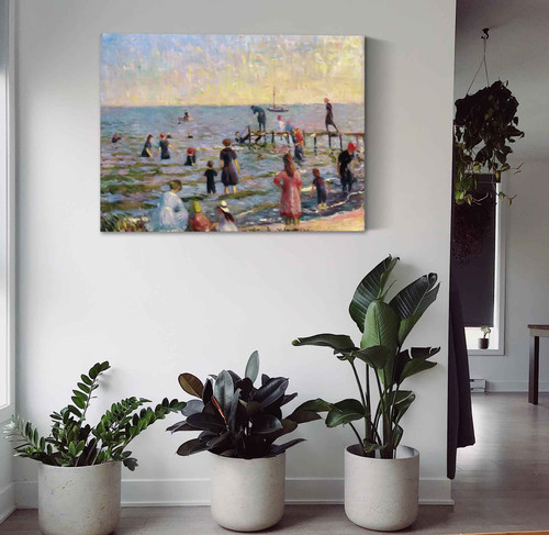 Bathing At Bellport Edward Henry Potthast