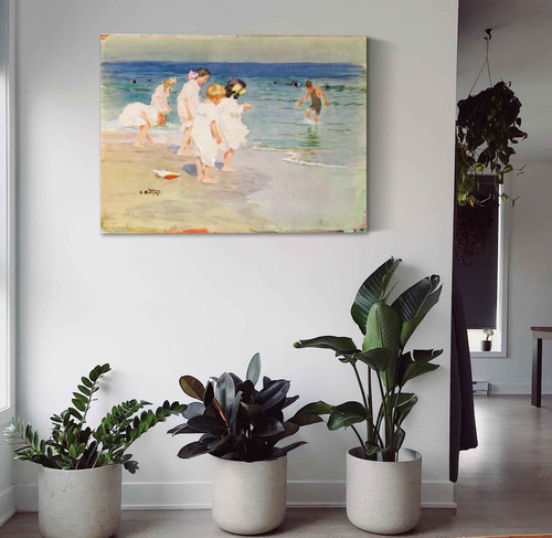 Children Playing On The Beach Edward Henry Potthast