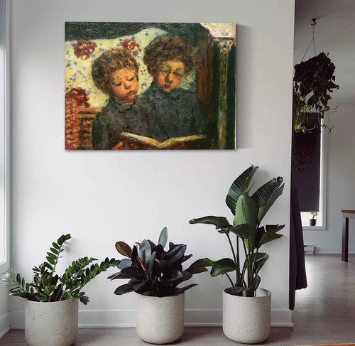 Children Reading Charles And Jean Terrasse Pierre Bonnard