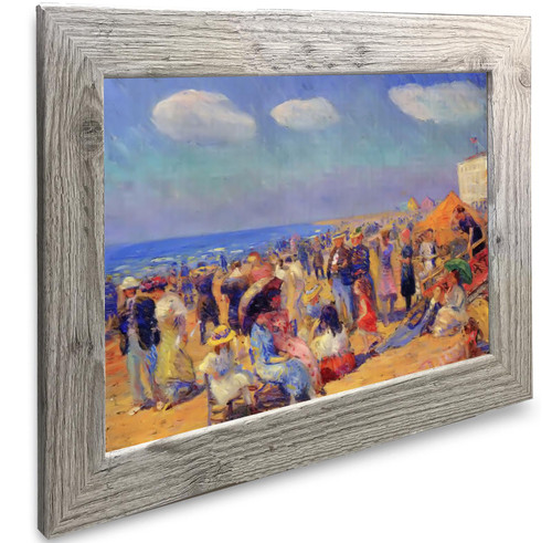 Crowd On The Seashore Edward Henry Potthast