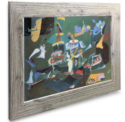 Dark Green Painting Arshile Gorky