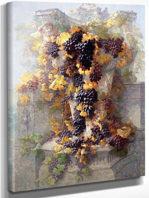 Grapes And Architecture2 By Edwin Deakin By Edwin Deakin