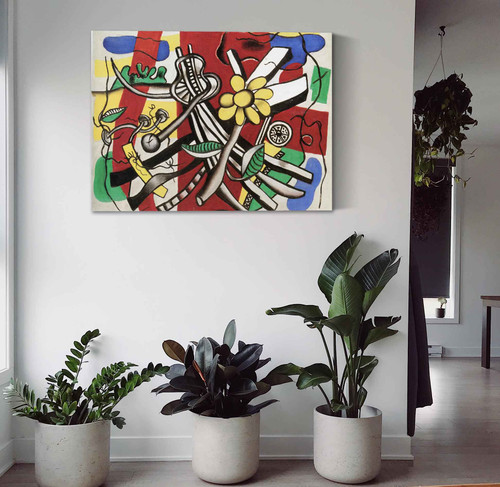La Fleur Jaune 1944 Fernand Leger