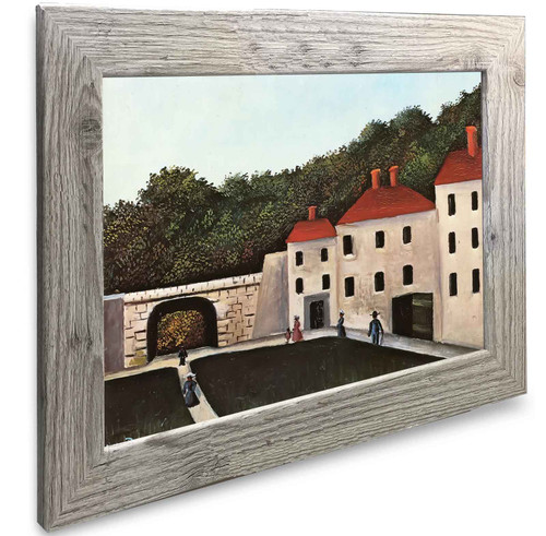 Landscape With Arch And Three Houses Henri Rousseau Landscape With Arch And Three Houses Henri Rousseau