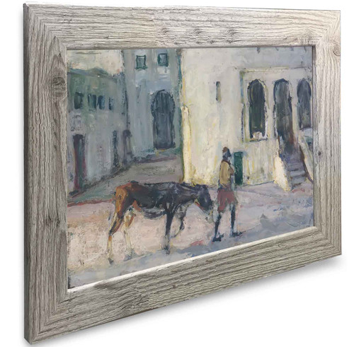 Man Leading A Donkey In Front Of The Palais De Justic Tangier Henry Ossawa Tanner