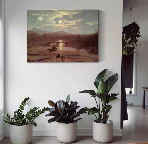 Moon Light Landscape Frederic Remington