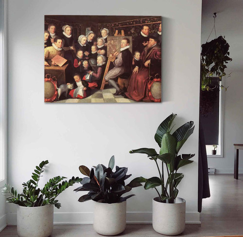 Otto Venius And His Family Johannes Vermeer