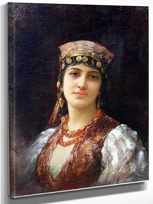 Gypsy Girl1 By Emile Eisman Semenowsky