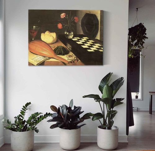 Still Life With Chessboard Johannes Vermeer