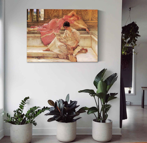 The Favourite Poet Sir Lawrence Alma Tadema