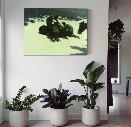 The Hungry Moon Frederic Remington