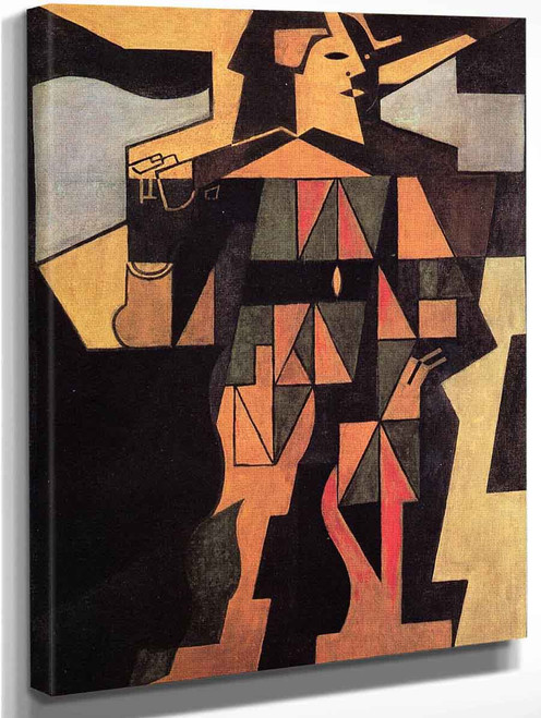 Harlequin 1 By Juan Gris