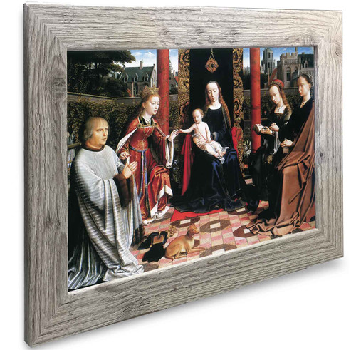 The Virgin And Child With Saints And A Donor Hans Memling