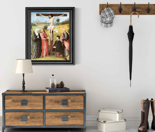 Calvary With Donors by Hans Memling Calvary With Donors by Hans Memling