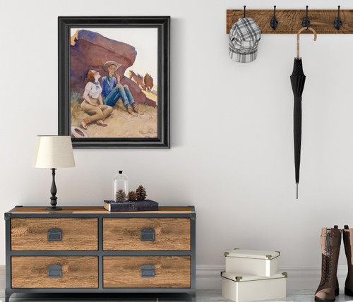 Dont You Ever Get Tired Of Just Riding by Maynard Dixon Dont You Ever Get Tired Of Just Riding by Maynard Dixon