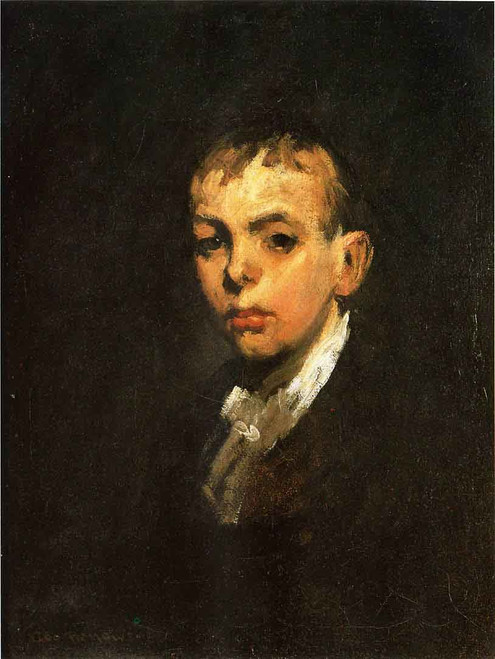 Head Of A Boy By George Wesley Bellows By George Wesley Bellows