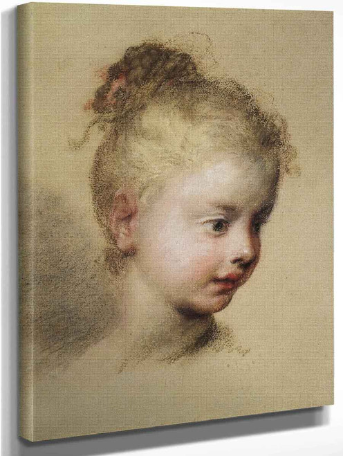 Head Of A Child In Profile By Rosalba Carriera By Rosalba Carriera