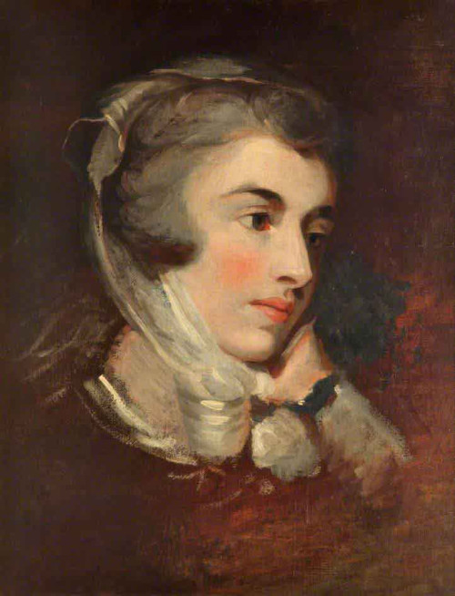 Head Of A Woman By John Hoppner