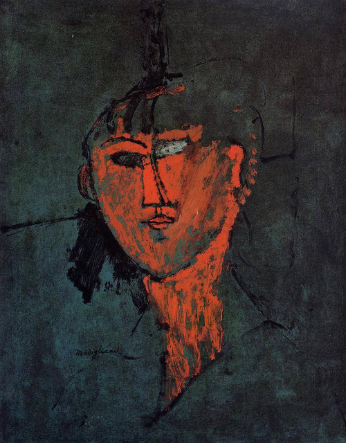 Head1 By Amedeo Modigliani